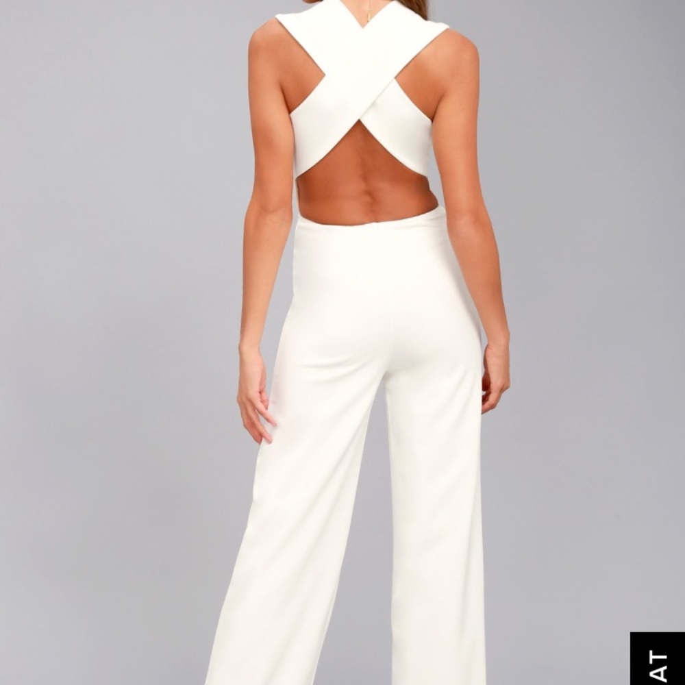 Timeless white jumpsuit